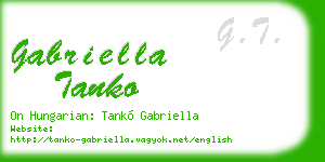 gabriella tanko business card